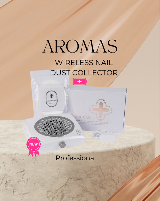 Aroma nail dust collector set (silver)