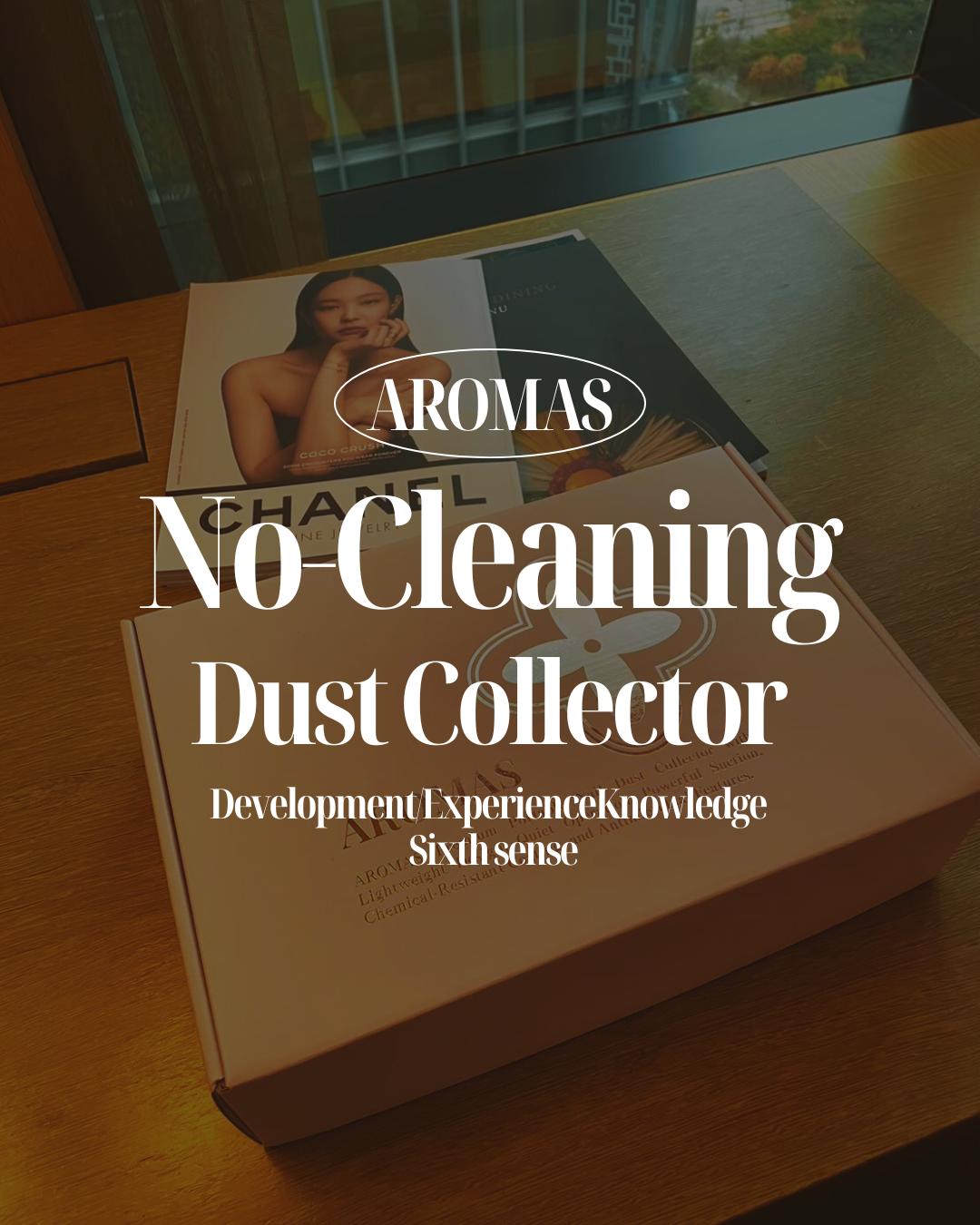 NEW！静音➕軽量 24年版 AROMAS3 ネイルダスト集塵機セット（ゴールド