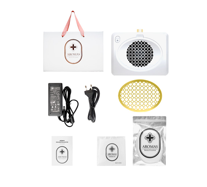 NEW！静音➕軽量 24年版 AROMAS3 ネイルダスト集塵機セット